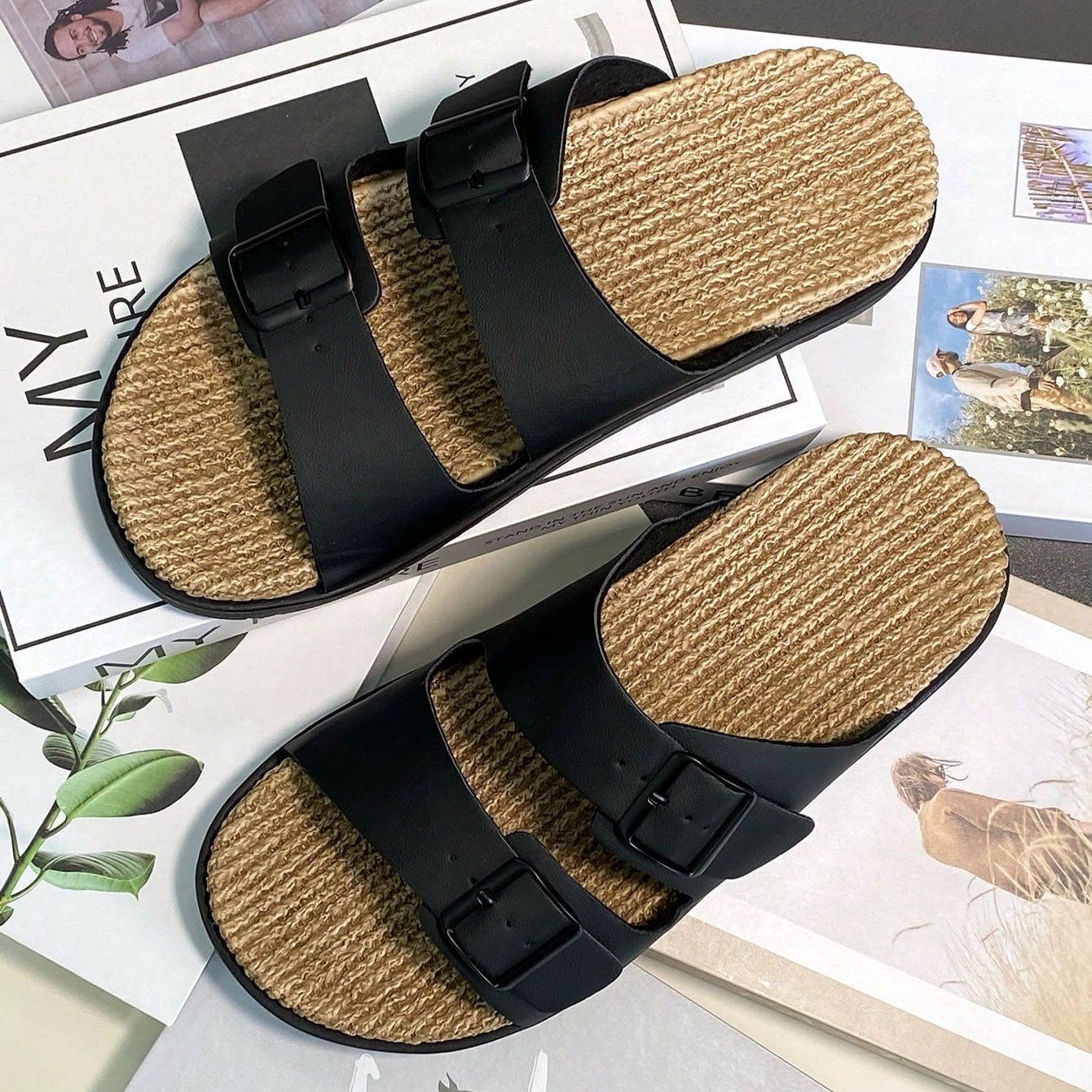 sandália masculina sandalia masculina de couro sandalias homem chinela de couro chinela masculina chinelo masculino sandálias Birken, Birken masculina