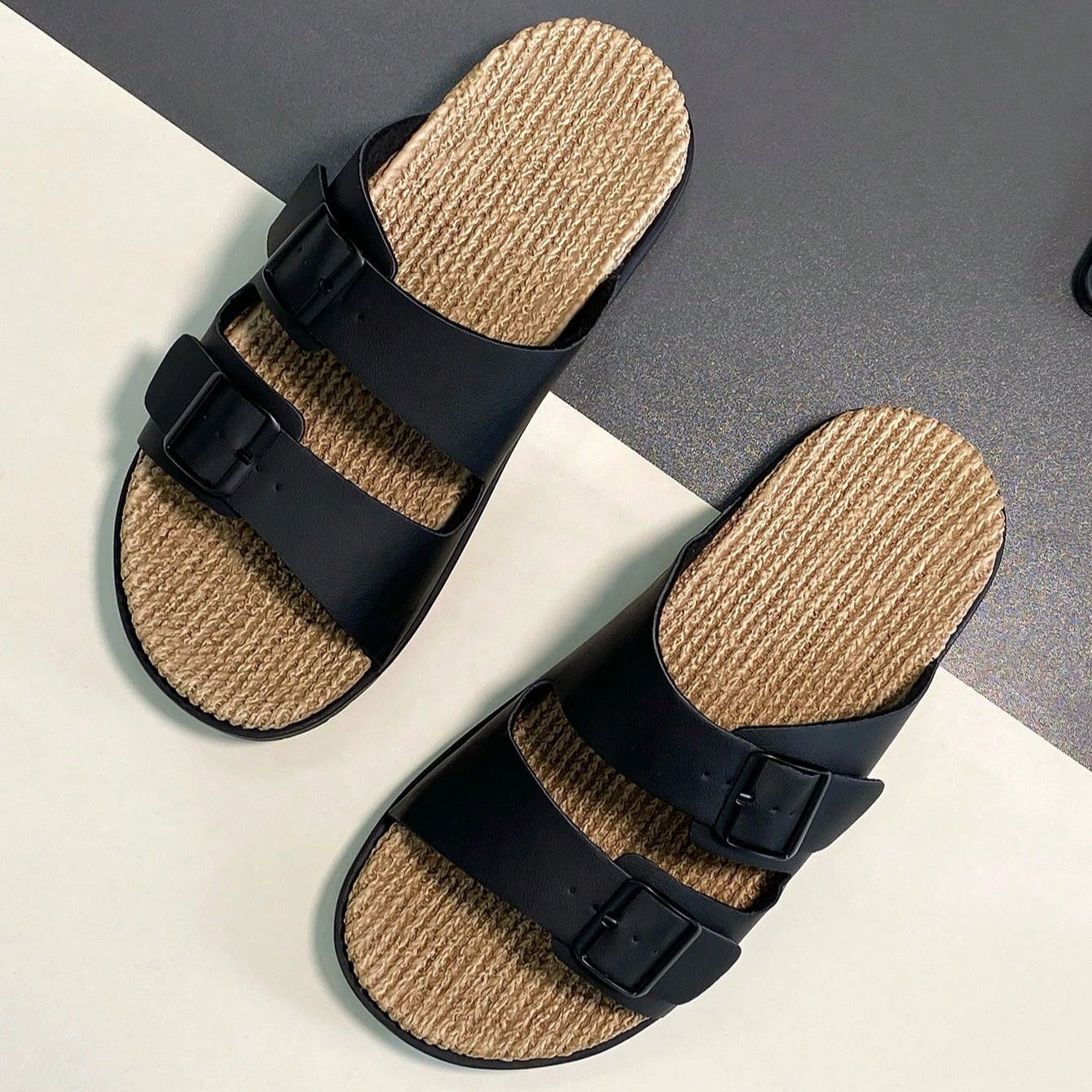sandália masculina sandalia masculina de couro sandalias homem chinela de couro chinela masculina chinelo masculino sandálias Birken, Birken masculina