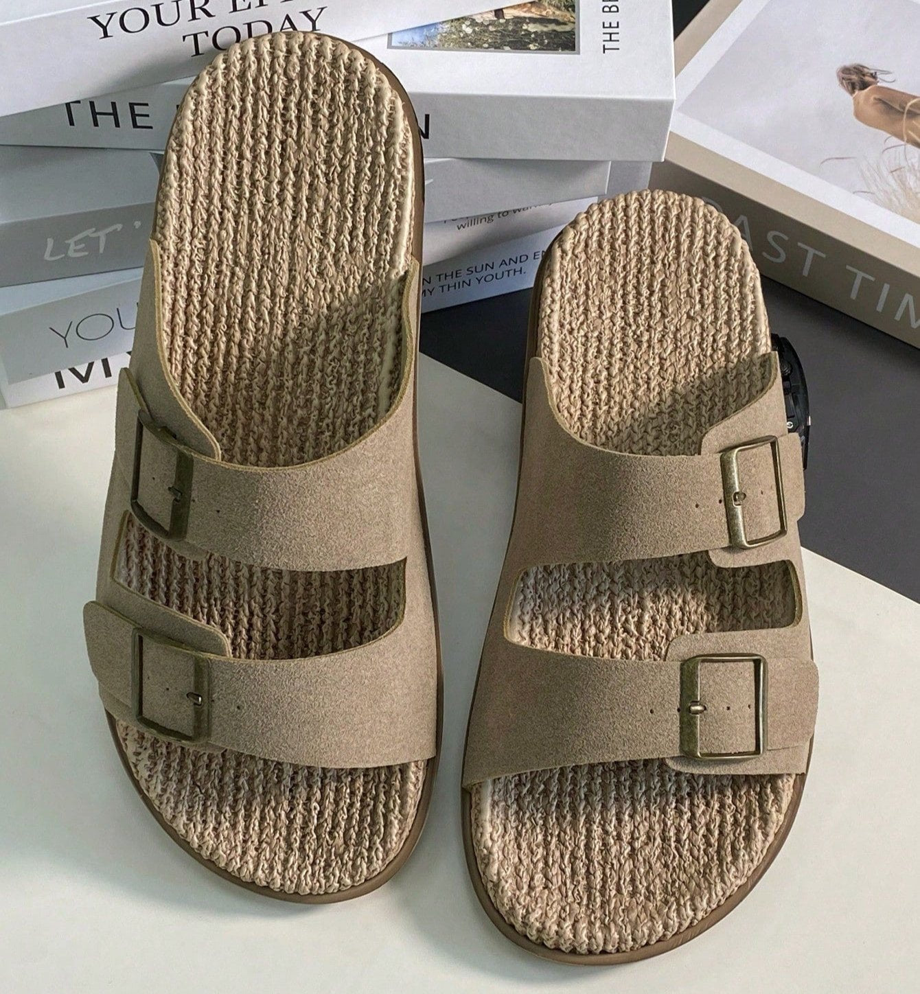 sandália masculina sandalia masculina de couro sandalias homem chinela de couro chinela masculina chinelo masculino sandálias Birken, Birken masculina