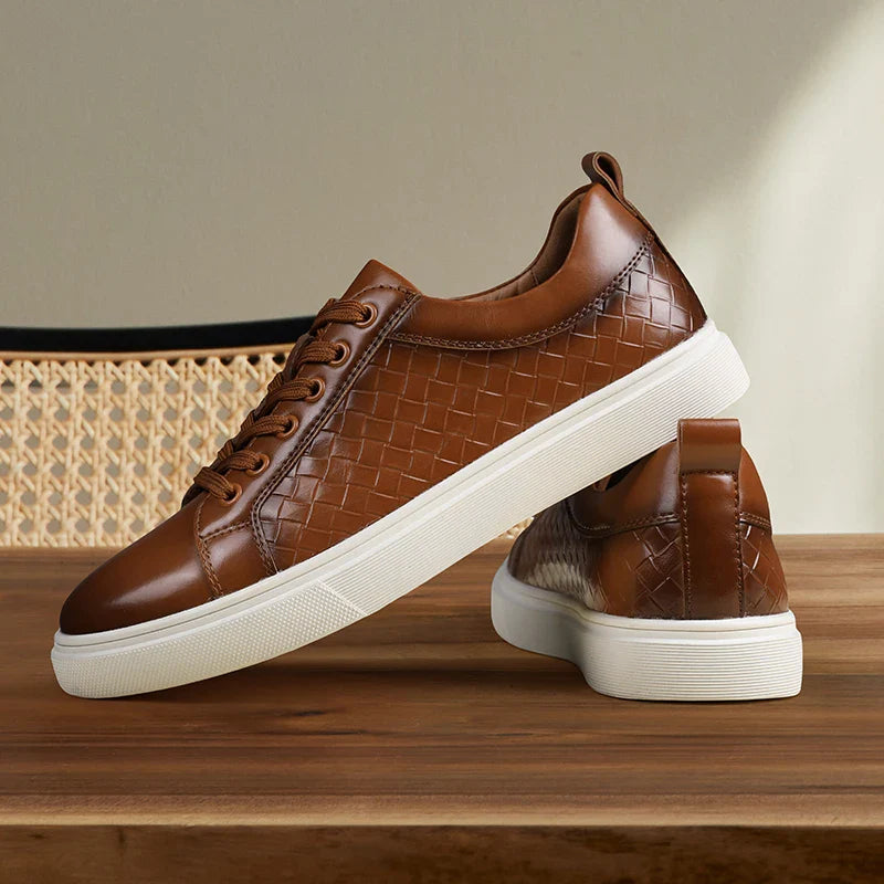 Sapatos de couro masculinos casuais novos estilos confortáveis e modernos ao ar livre moda festa lazer diário juventude sapatos de tabuleiro preto quente-46