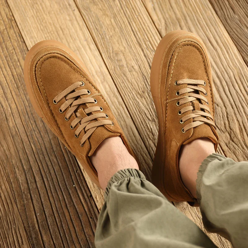 Novos apartamentos de negócios elegantes calçados de skate masculinos ao ar livre sapato de couro moda masculina sapatos de caminhada rendas sapatos casuais