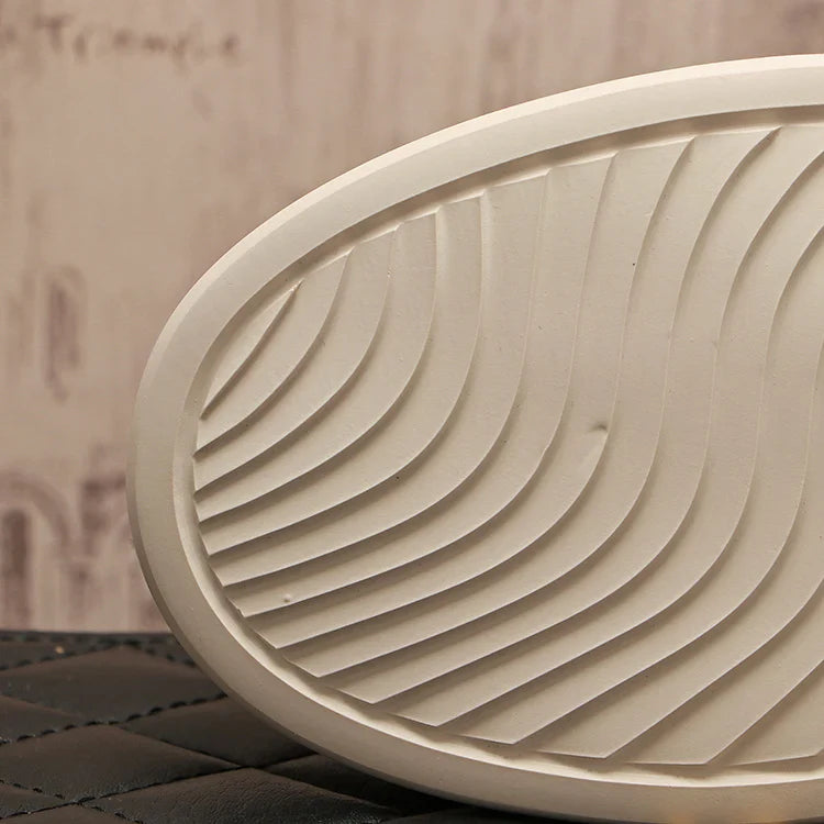 Sapato de couro casual masculino, tênis skate, sapatilhas, moda, novo