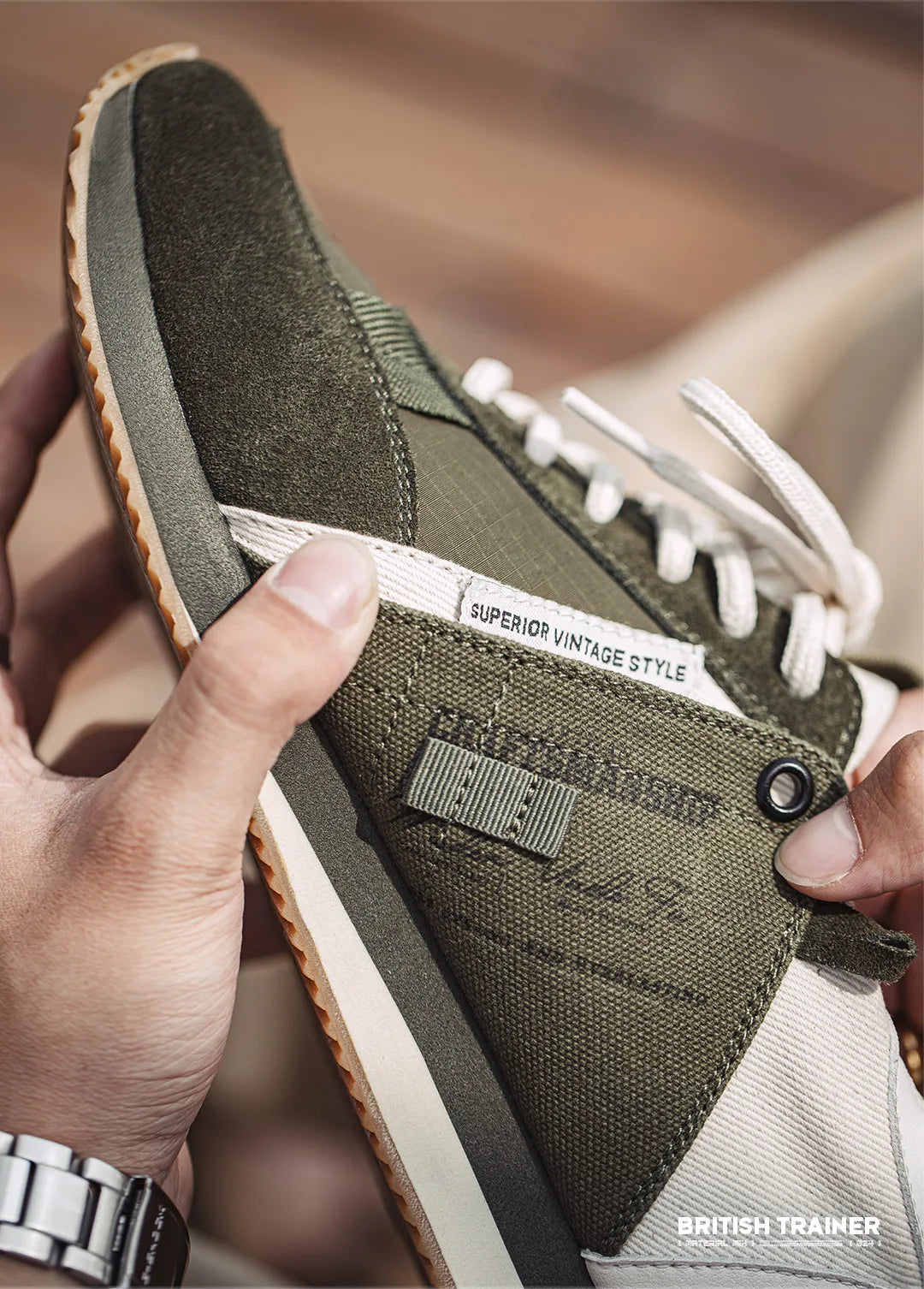 Maden 2023 verão masculino vintage baixo-top tênis de corrida esportes marca maré casual tênis jogging