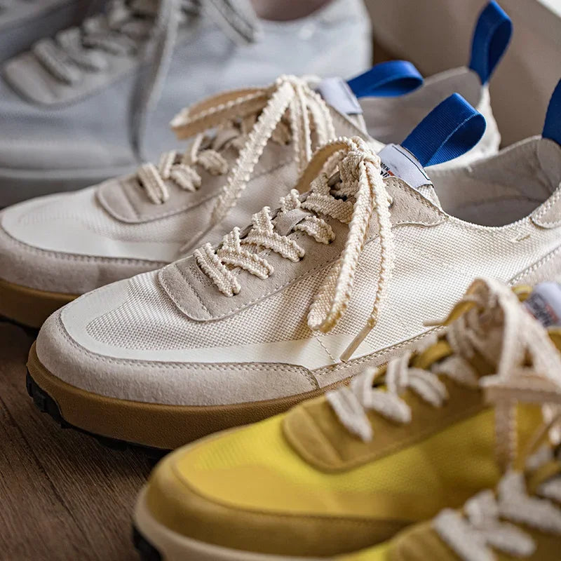 Maden 2023 primavera vintage sapatos de corrida para homens casuais baixo superior tênis esportivos conforto treinador designer respirável tênis