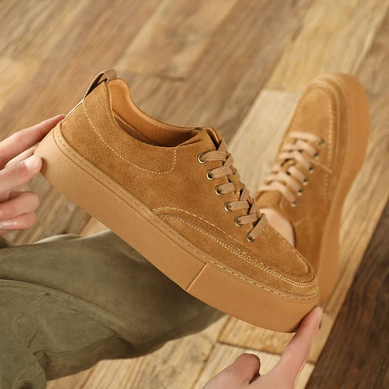 Novos apartamentos de negócios elegantes calçados de skate masculinos ao ar livre sapato de couro moda masculina sapatos de caminhada rendas sapatos casuais