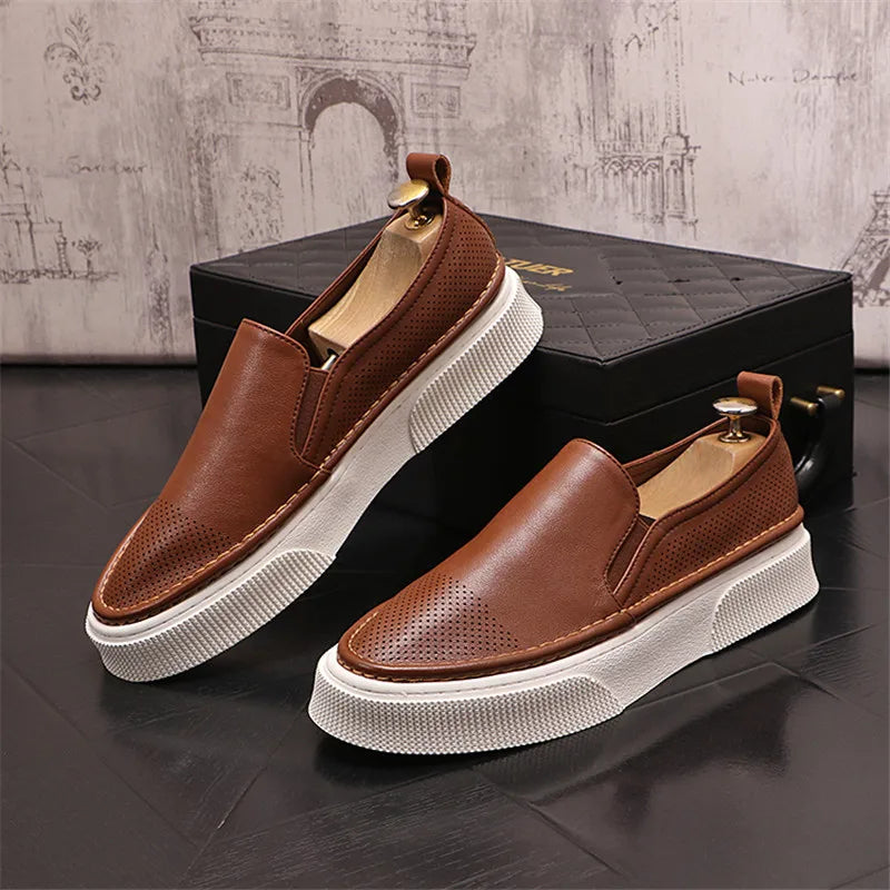 Verão tênis masculino tendência sapatos casuais oco para fora confortável tênis de corrida para homem na moda designer tênis