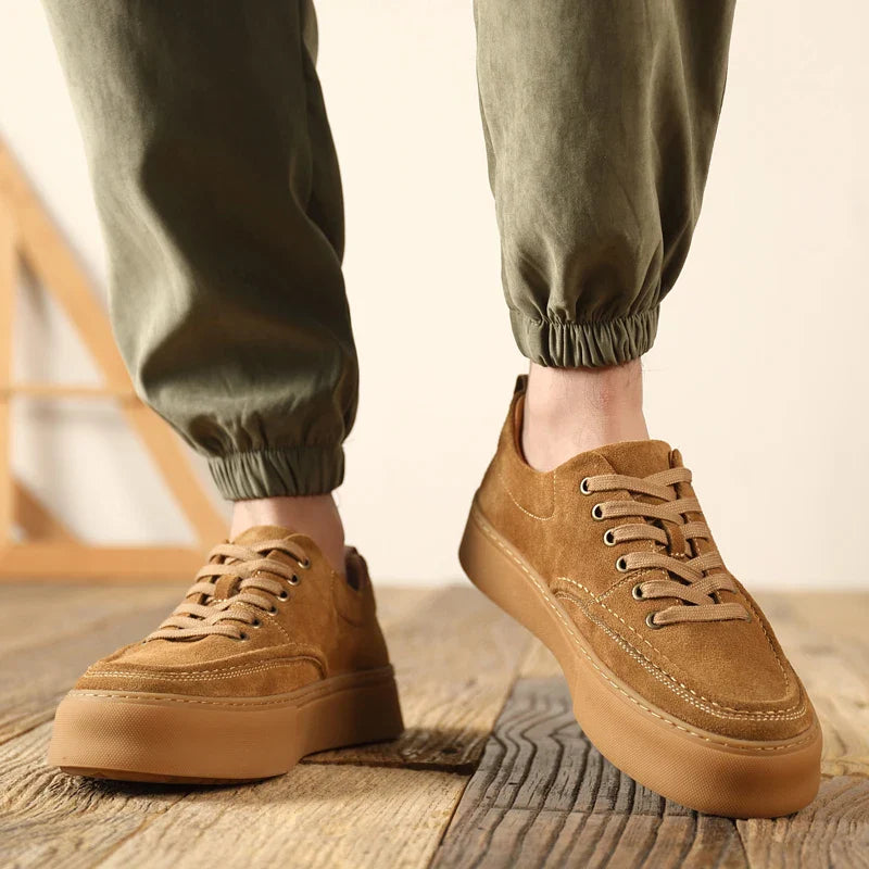 Novos apartamentos de negócios elegantes calçados de skate masculinos ao ar livre sapato de couro moda masculina sapatos de caminhada rendas sapatos casuais