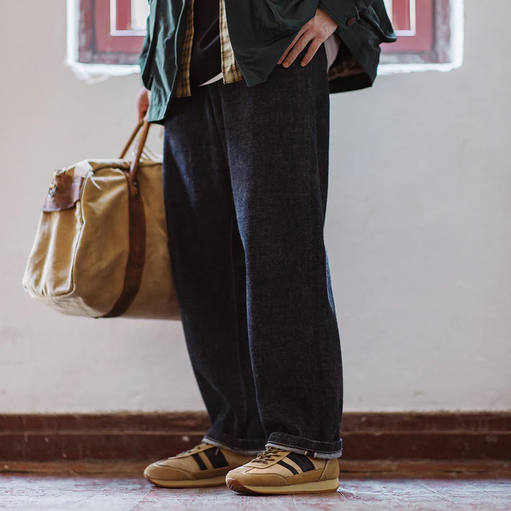 Maden novo retro 80's sapatos de corrida esportes casuais sapatos de treinamento alemão respirável baixo-top versátil emendado sapatos masculinos para o outono