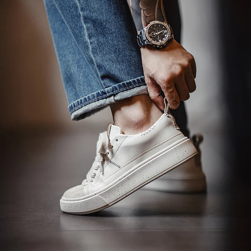 Maden respingo tinta retro placa sapatos masculinos verão novo baixo superior sapatos casuais versátil borracha fundo grosso sapatos tênis