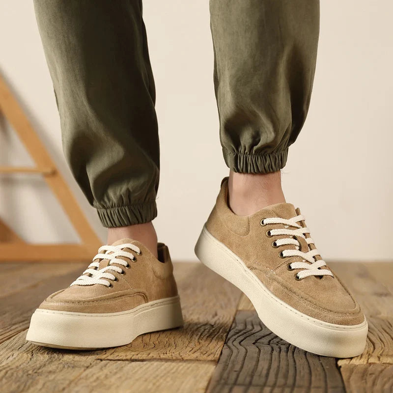 Novos apartamentos de negócios elegantes calçados de skate masculinos ao ar livre sapato de couro moda masculina sapatos de caminhada rendas sapatos casuais